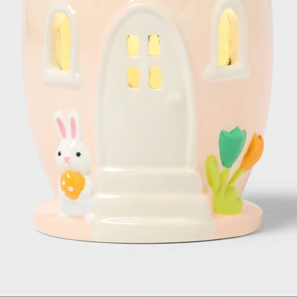 New Target Spritz Lit Polyresin Easter Egg Shaped House Lamp Spring 2026